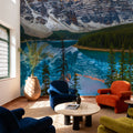 Moraine Lake Mural Wallpaper - room preview 04