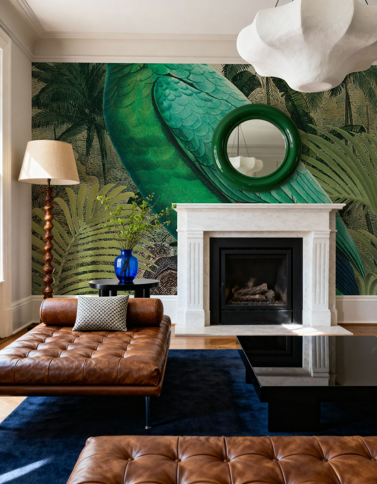 Jungle Parrot II Mural Wallpaper - room preview 04
