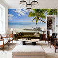 Resting Palm Tree Mural Wallpaper - room preview 04