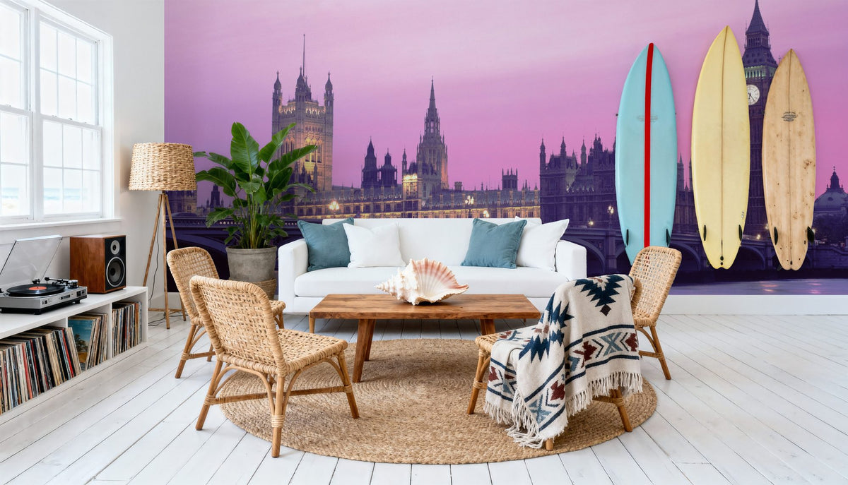 London Twilight Splendor Mural Wallpaper - room preview 04
