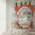 Jarred Carrots Mural Wallpaper - room preview 04