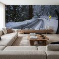 Winter Forest Journey Mural Wallpaper - room preview 04