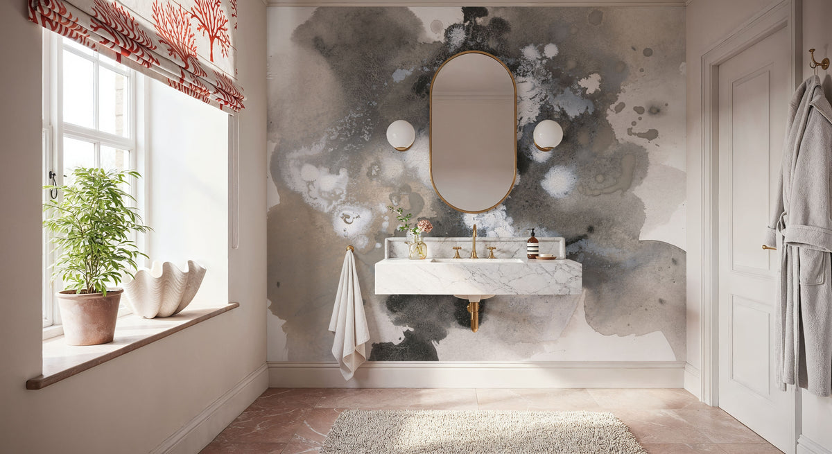 Sustained Abstraction I Mural Wallpaper - room preview 04