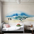 Simple Sea Mural Wallpaper - room preview 04