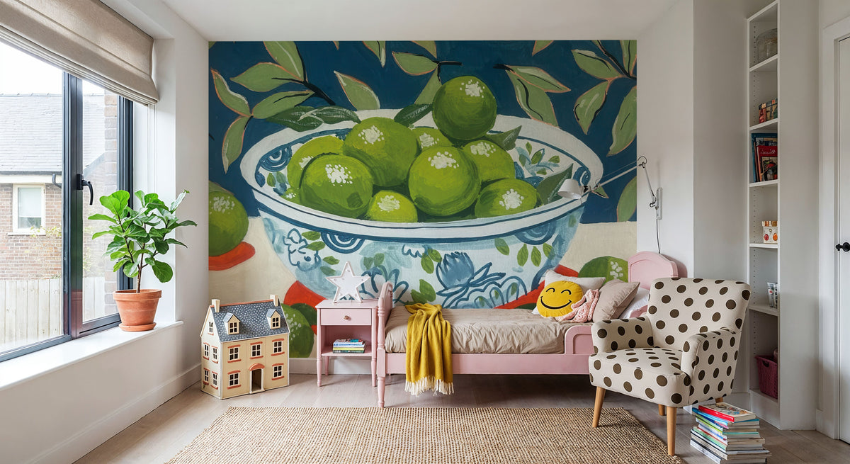 Bowl of Summer Fruit II Mural Wallpaper - room preview 04