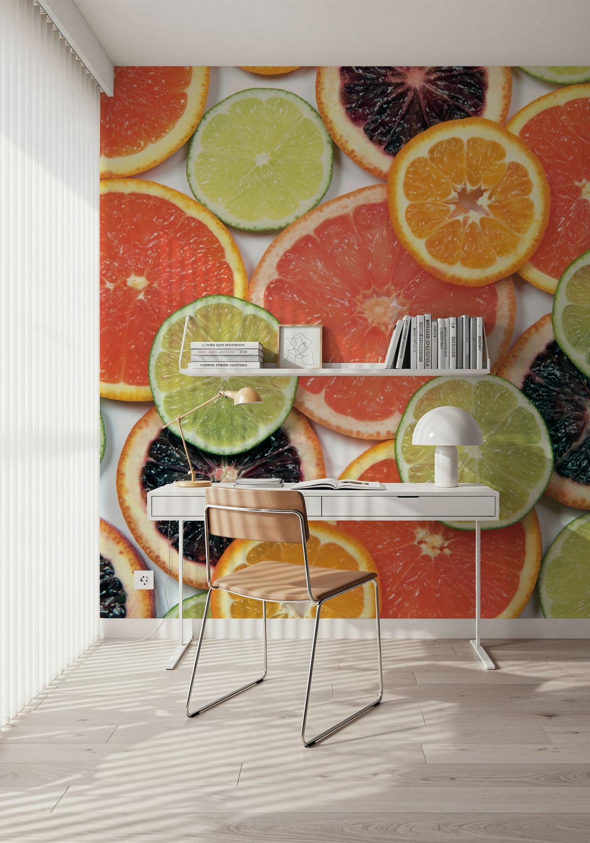 Sunny Citrus IV Mural Wallpaper - room preview 04