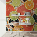 Sunny Citrus IV Mural Wallpaper - room preview 04