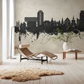 Stavanger Norway Skyline Concrete Mural Wallpaper - room preview 04