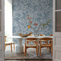 Jungle Leopards Blue Mural Wallpaper - room preview 04