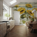 Cottage Sunflowers Mural Wallpaper - room preview 04