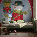 Main Street Christmas VIII Mural Wallpaper - room preview 04