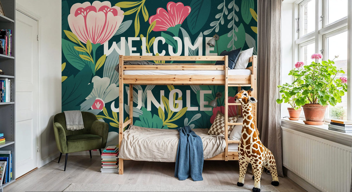 Welcome to the Jungle Mural Wallpaper - room preview 04