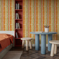 Harvest Stripes Mural Wallpaper - room preview 04
