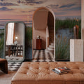 Beach Grass Sunset Mural Wallpaper - room preview 04