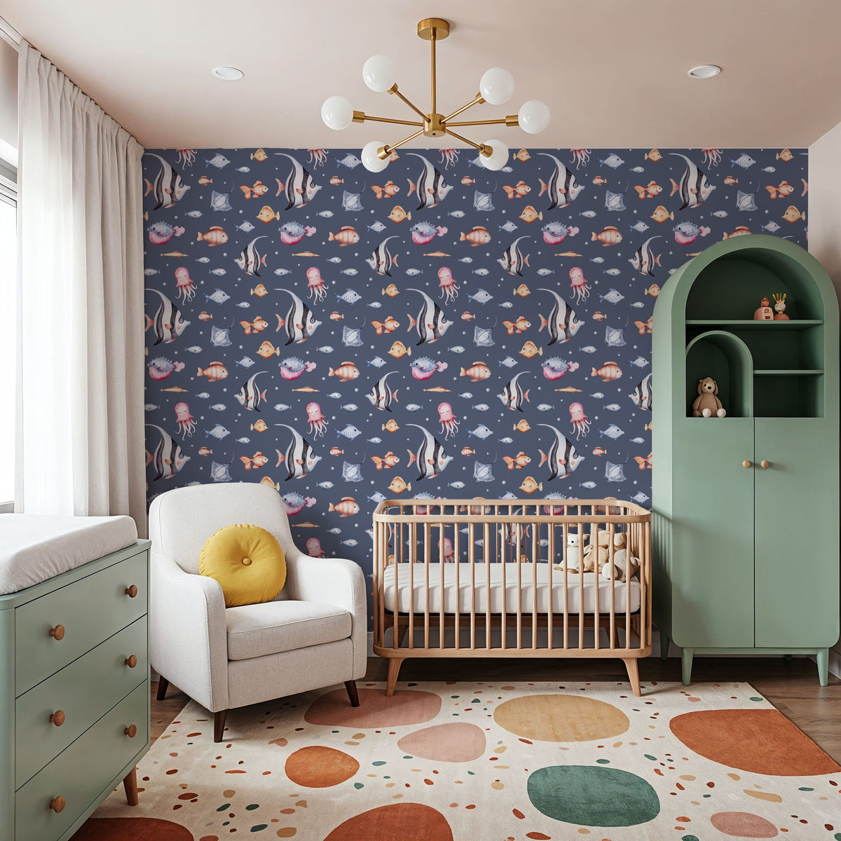 Under the Sea Mural Wallpaper - room preview 04