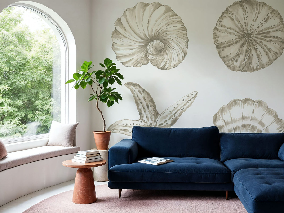 Coastal Reef IX Mural Wallpaper - room preview 04
