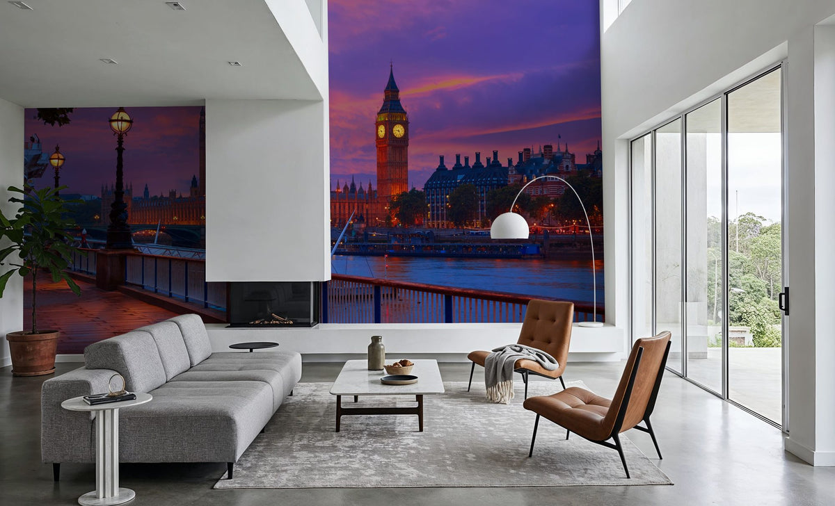 London Twilight Majesty Mural Wallpaper - room preview 04