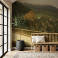 Coastal Cliff Bridge Mural Wallpaper - room preview 04