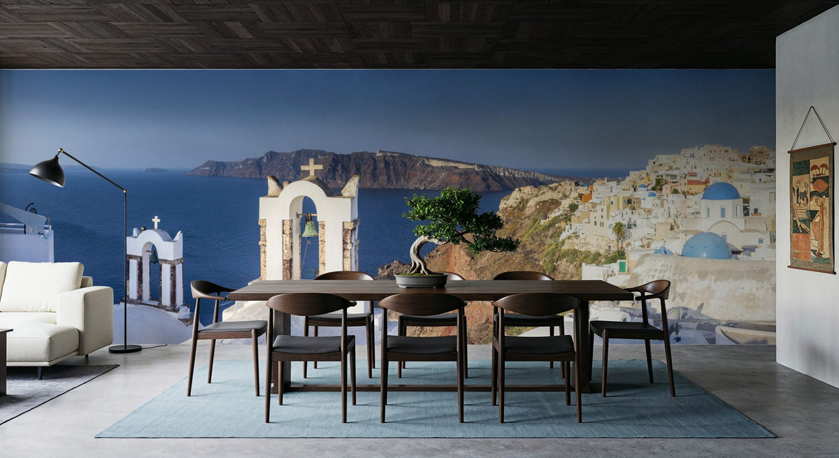 Oia Sunrise Mural Wallpaper - room preview 04