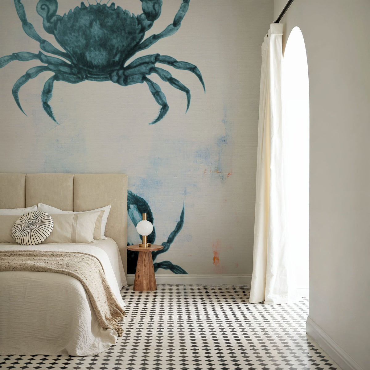 Blue Bay IV Mural Wallpaper - room preview 04