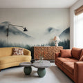 Winter Mountain View Mural Wallpaper - room preview 04
