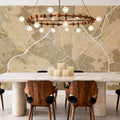 Palma De Mallorca Ochre Mural Wallpaper - room preview 04