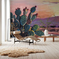 Cacti Sunset Mural Wallpaper - room preview 04
