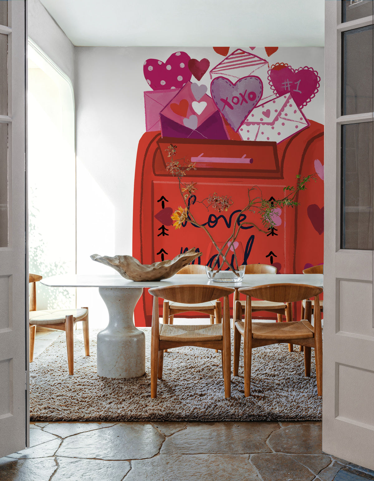 Love You III Mural Wallpaper - room preview 04