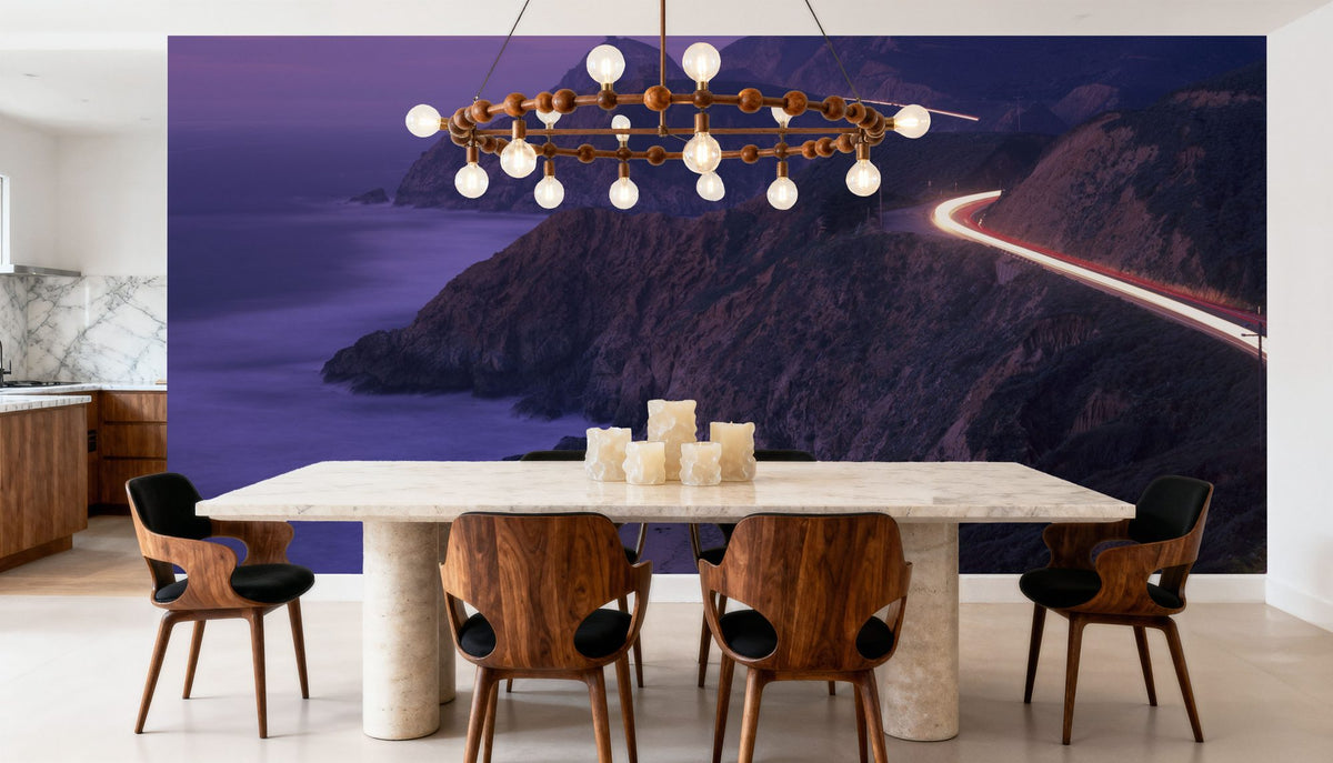 Twilight Coastal Voyage Mural Wallpaper - room preview 04