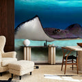 Ocean Glider Mural Wallpaper - room preview 04