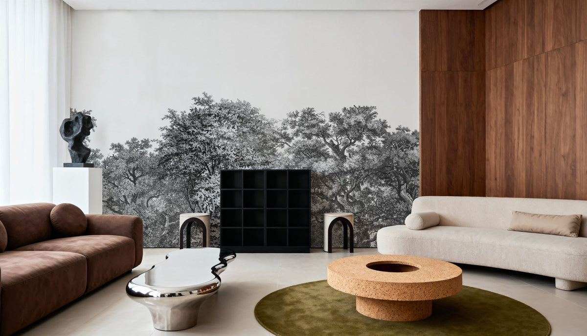 Over the Treetops, Stone Mural Wallpaper - room preview 04