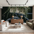 Vintage Bicycle with Florals Mural Wallpaper - room preview 04
