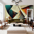 Abstract Textures Mural Wallpaper - room preview 04