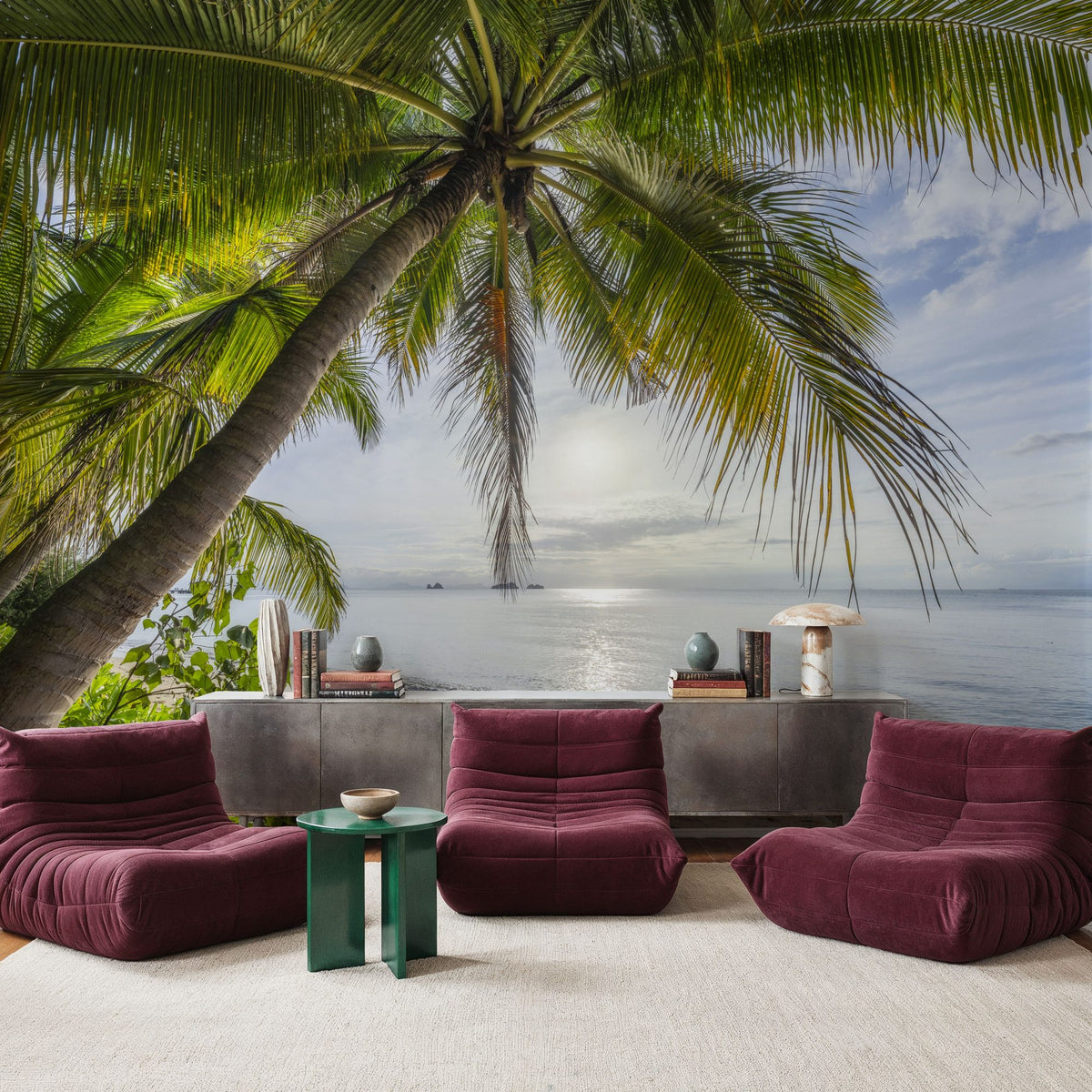 Island Serenity Mural Wallpaper - Warm Tone - room preview 04