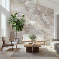 Wildflower Fresco Mural Wallpaper - room preview 04