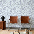 Trailing Tree of Life, Blue Mural Wallpaper - room preview 04