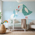 Ducks in the Snow II Mural Wallpaper - room preview 04