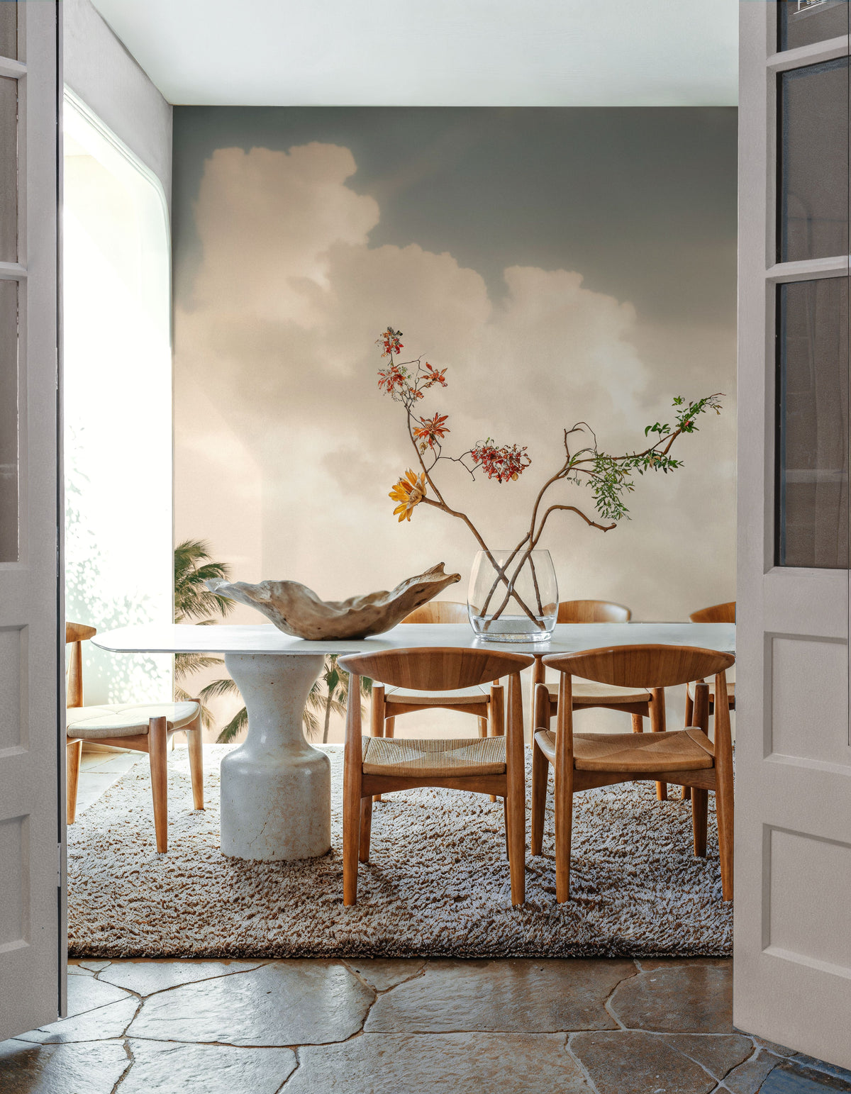 Lone Bird Mural Wallpaper - room preview 04