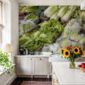 Farmers' Market Harvest Mural Wallpaper - room preview 04