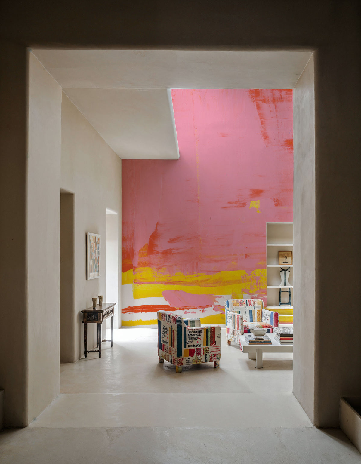 Lemonade Burst Mural Wallpaper - room preview 04