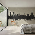 Norwich England Skyline Concrete Mural Wallpaper - room preview 04