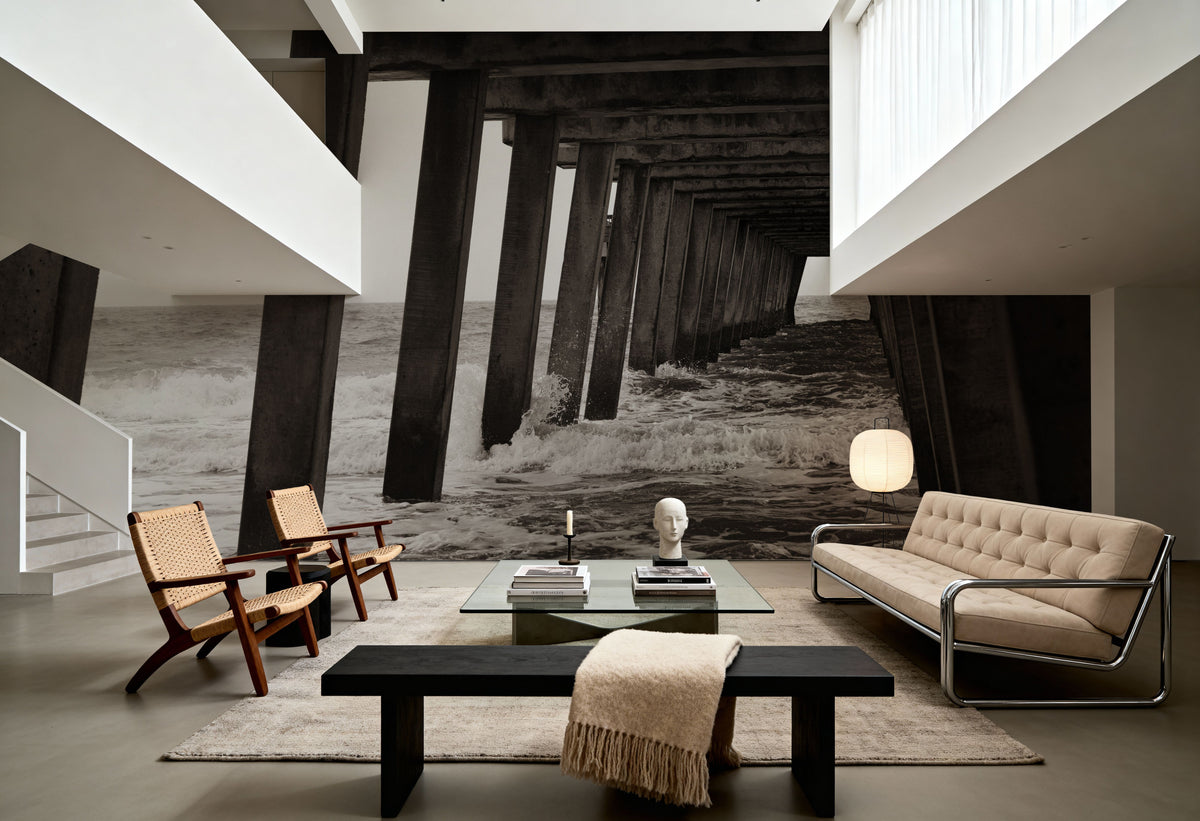 Pier Angles I Mural Wallpaper - room preview 04