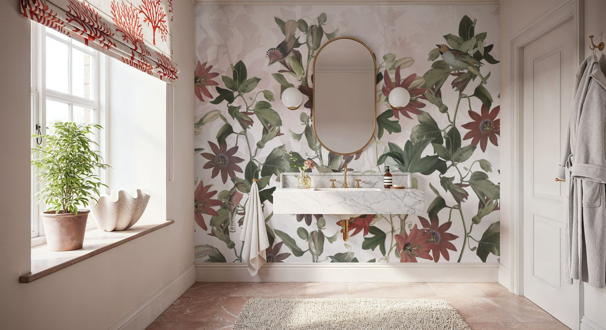 Seven Birds Mural Wallpaper - Edition 4 - room preview 04