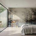 Scenic Evening Lake Mural Wallpaper - room preview 04