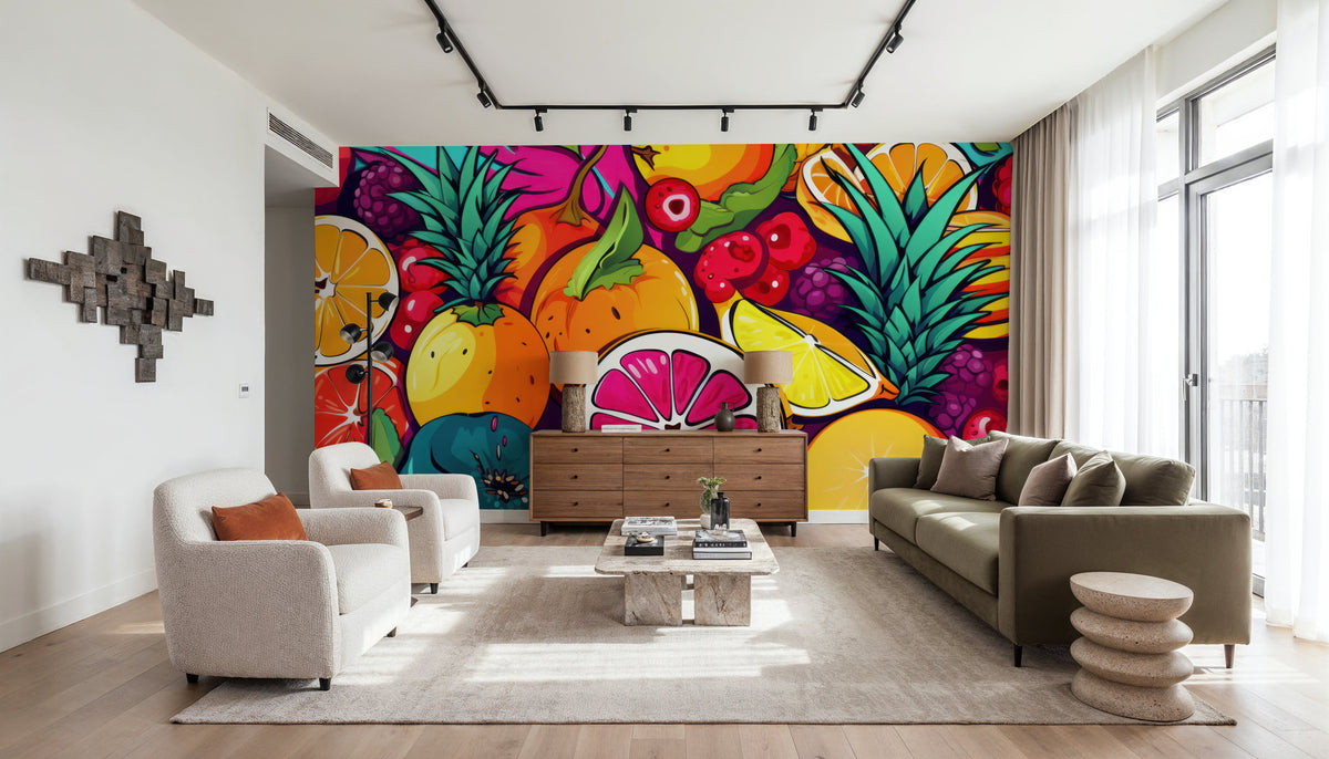 Fruits For Everyone Mural Wallpaper - room preview 04