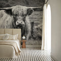 Happy Highland Portrait Mural Wallpaper - room preview 04
