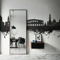 Nîmes France Skyline Black & White Mural Wallpaper - room preview 04