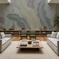 Foliage Flow, Pastel Mural Wallpaper - room preview 04