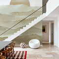 Sunrise Mountain View, Beige Mural Wallpaper - room preview 04