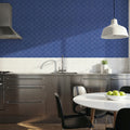Coastal Scales Blue Mural Wallpaper - room preview 04